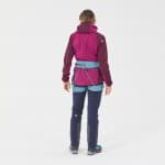 Куртка-softshell для альпинизма женская бордовая Simond 500 ALPI