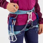 Куртка-softshell для альпинизма женская бордовая Simond 500 ALPI