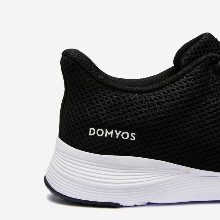 Кроссовки для фитнеса женские чёрные Domyos FSH100 Mesh