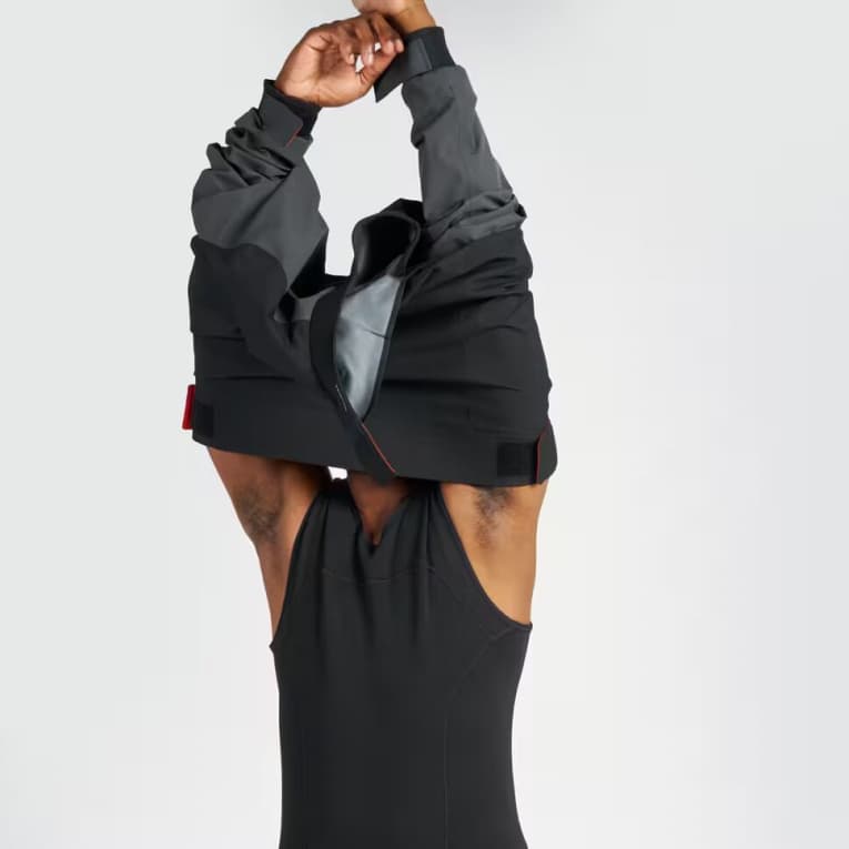 Анорак для парусного спорта и сплавов чёрный Tribord 500 Smock