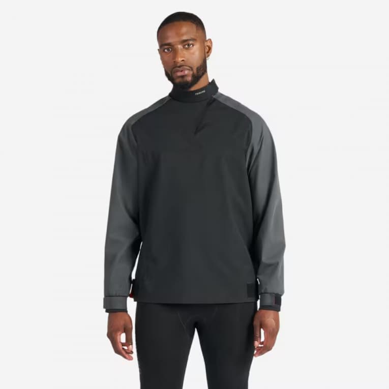 Анорак для парусного спорта и сплавов чёрный Tribord 500 Smock