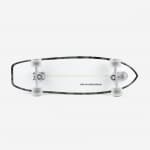Серфскейт 34"x10,2" черно-белый Oxelo 500 Surftraining