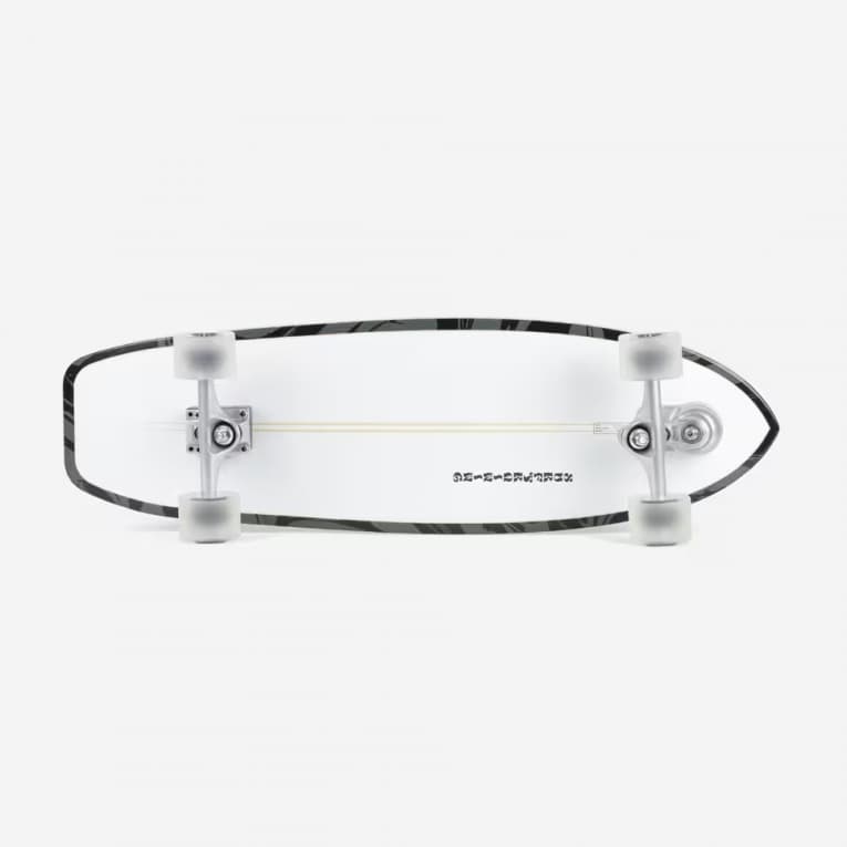 Серфскейт 34"x10,2" черно-белый Oxelo 500 Surftraining