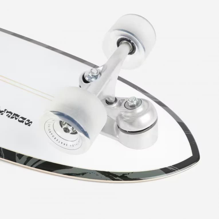 Серфскейт 34"x10,2" черно-белый Oxelo 500 Surftraining
