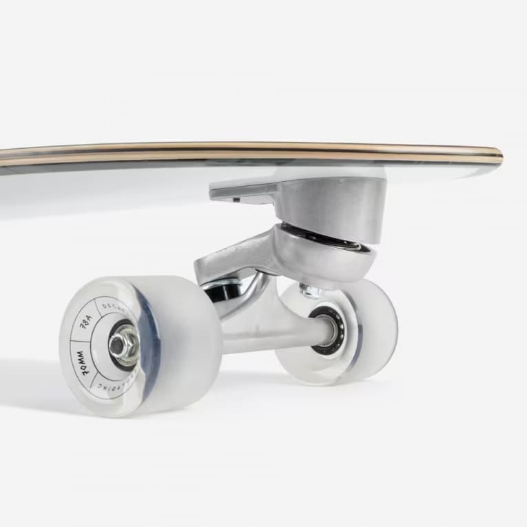 Серфскейт 34"x10,2" черно-белый Oxelo 500 Surftraining