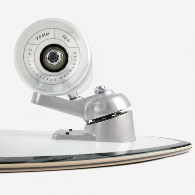 Серфскейт 34"x10,2" черно-белый Oxelo 500 Surftraining