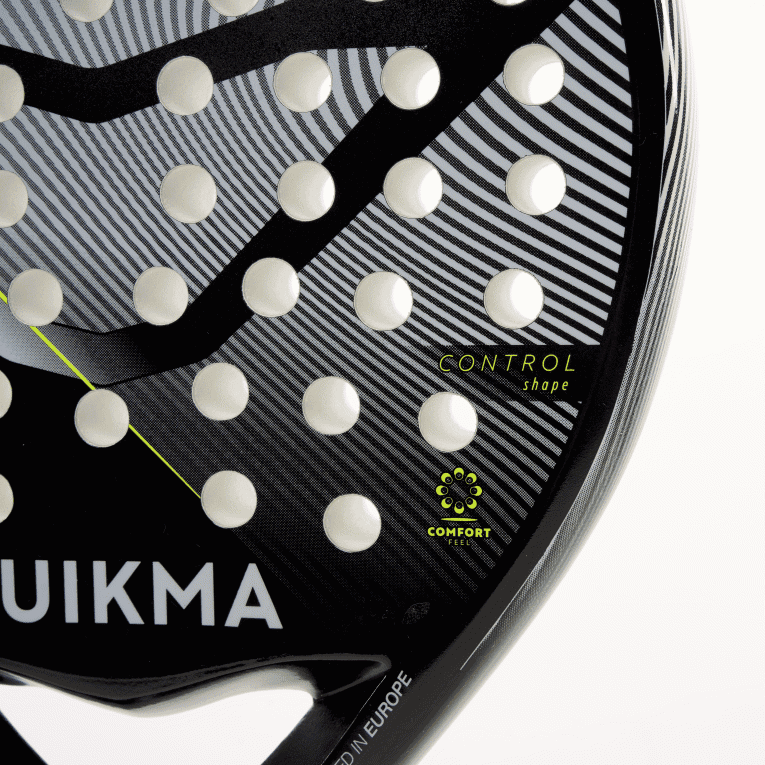 Ракетка для игры в падел-теннис белая Kuikma 100 Comfort Soft