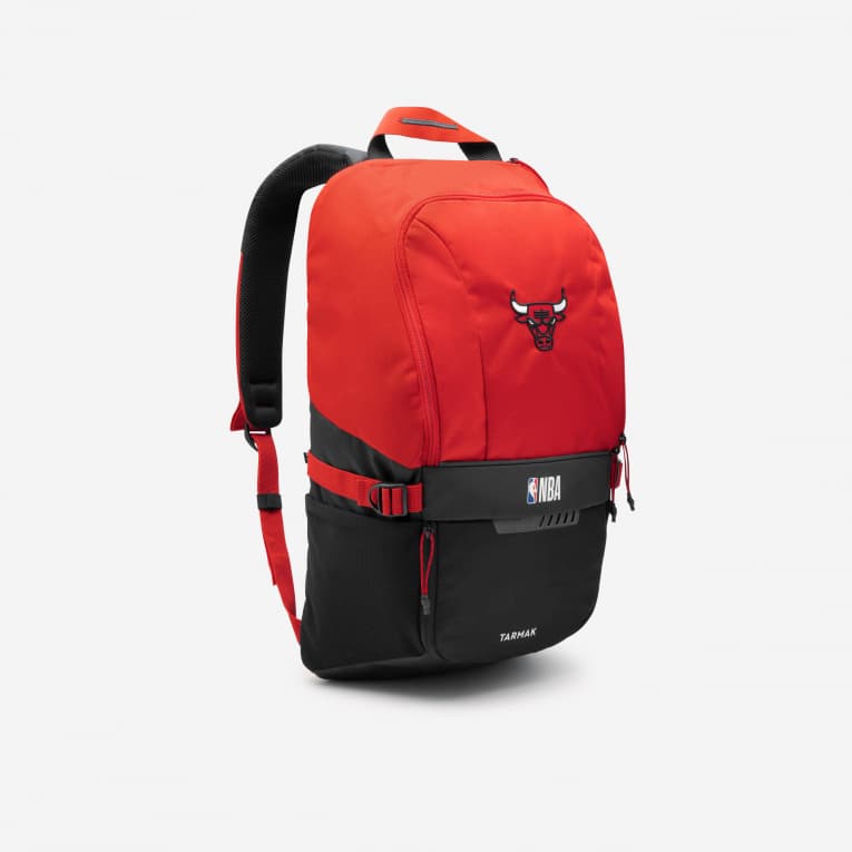 Баскетбольный рюкзак 25л красный Tarmak 500 NBA Chicago Bulls
