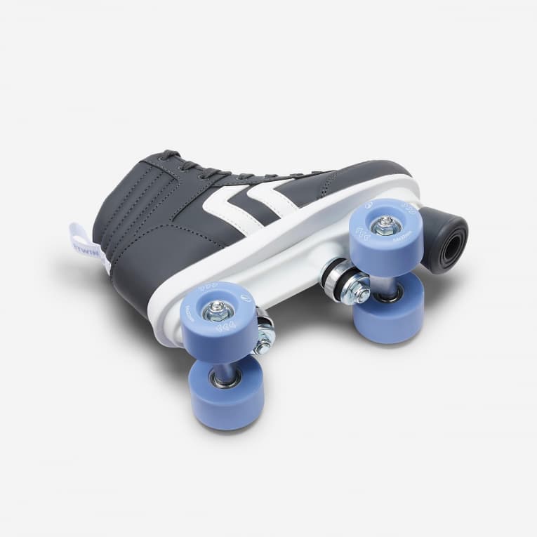 Роликовые коньки квады детские черные Oxelo Quad 100