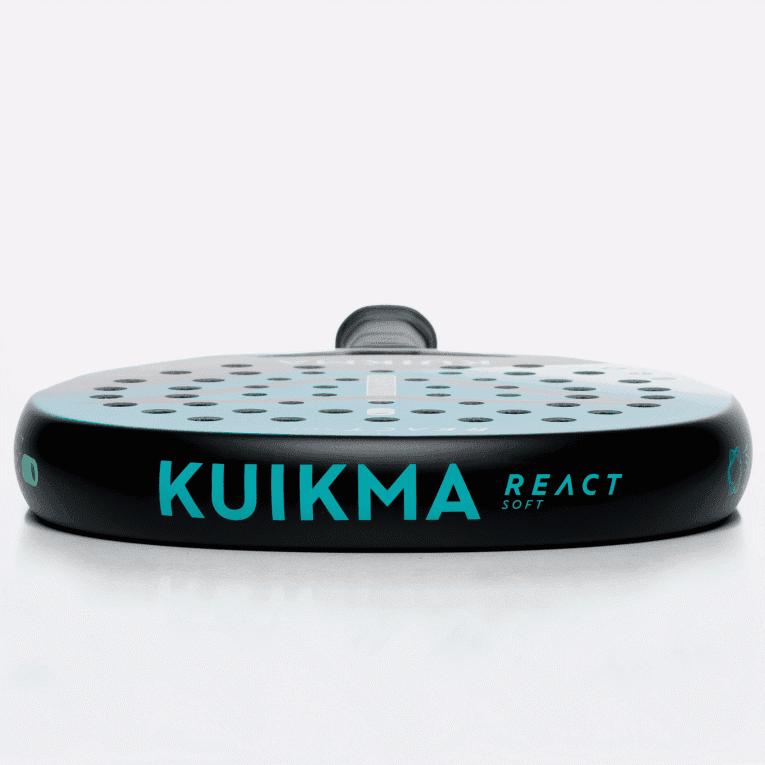 Ракетка для падел-тенниса черно-красная Kuikma PR500 React Soft