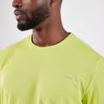 Футболка для бега мужская жёлтая Kiprun 500 Run Dry