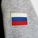 Бомбер из футера чёрный Роскосмос