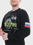 Свитшот чёрный Роскосмос Поехали