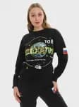 Свитшот чёрный Роскосмос Поехали