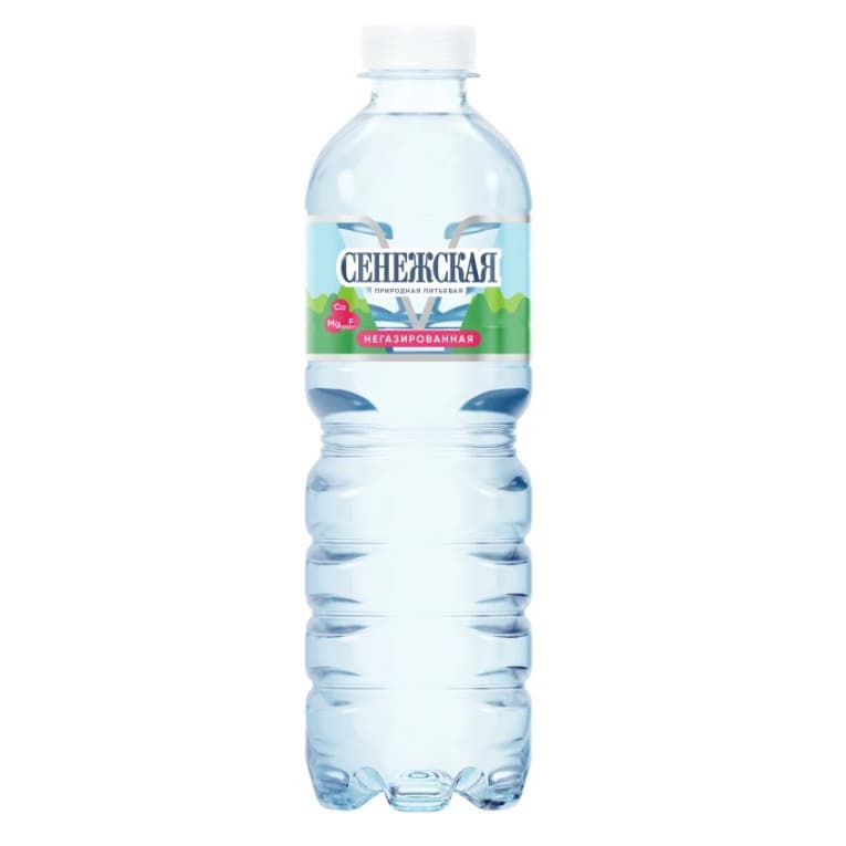 Вода негазированная 0,5л Сенежская