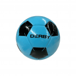 Мяч футбольный размер 3 чёрно-синий Derby 100