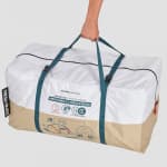 Палатка для кемпинга с надувными дугами 4-хместная Quechua Air seconds 4.2 Fresh & Black