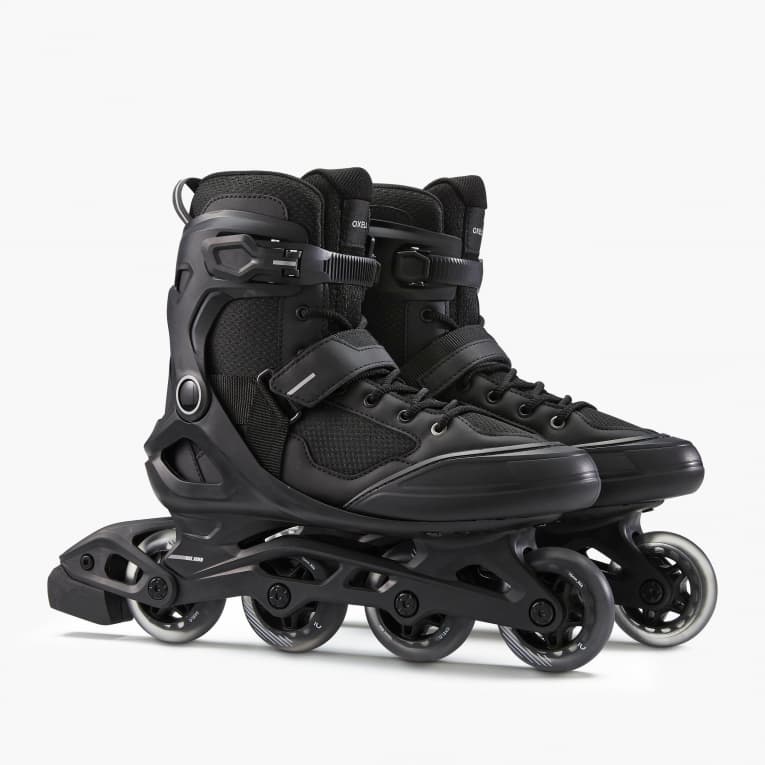 Роликовые коньки мужские черные Oxelo FIT 100