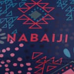 Шапочка для плавания комбинированная синяя с принтом Nabaiji CANOPA Silimesh 500