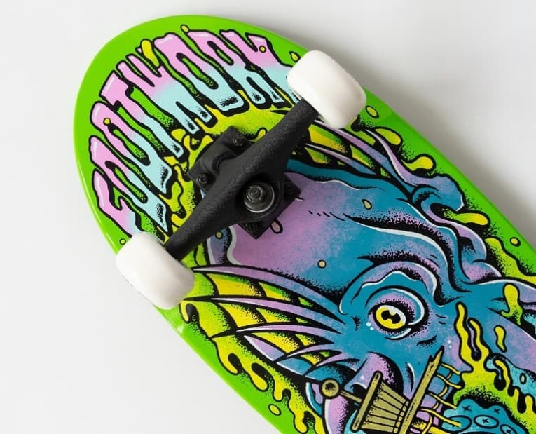Круизер 31,3"x10" зелёный Footwork Kraken