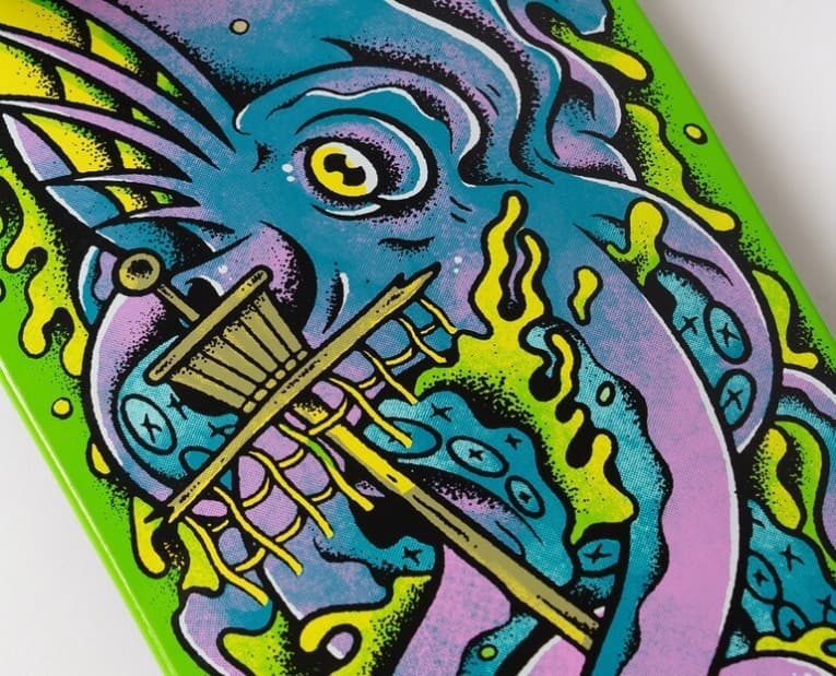 Круизер 31,3"x10" зелёный Footwork Kraken