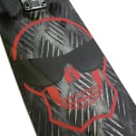 Скейтборд 31,1"х7,87" чёрный Cosmoride Cool Skull 222B