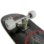 Скейтборд 31,1"х7,87" чёрный Cosmoride Cool Skull 222B