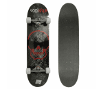 Скейтборд 31,1"х7,87" чёрный Cosmoride Cool Skull 222B