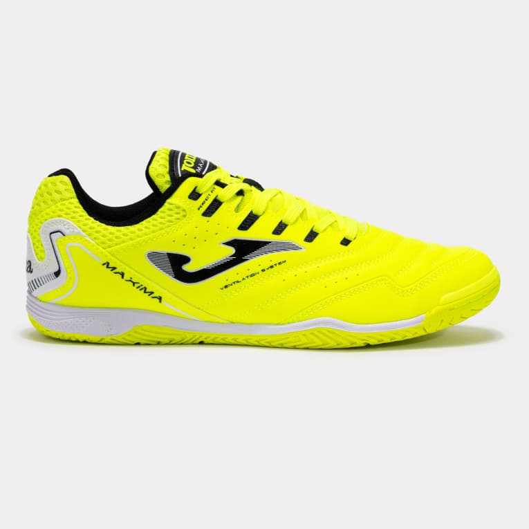 Футзальные бутсы для взрослых салатовые Joma Maxima IN