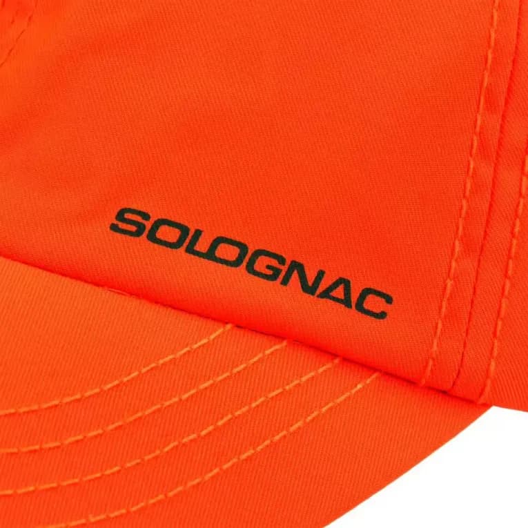 Кепка для охоты мужская оранжевая Solognac 100