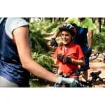 Перчатки велосипедные детские чёрные Btwin 300