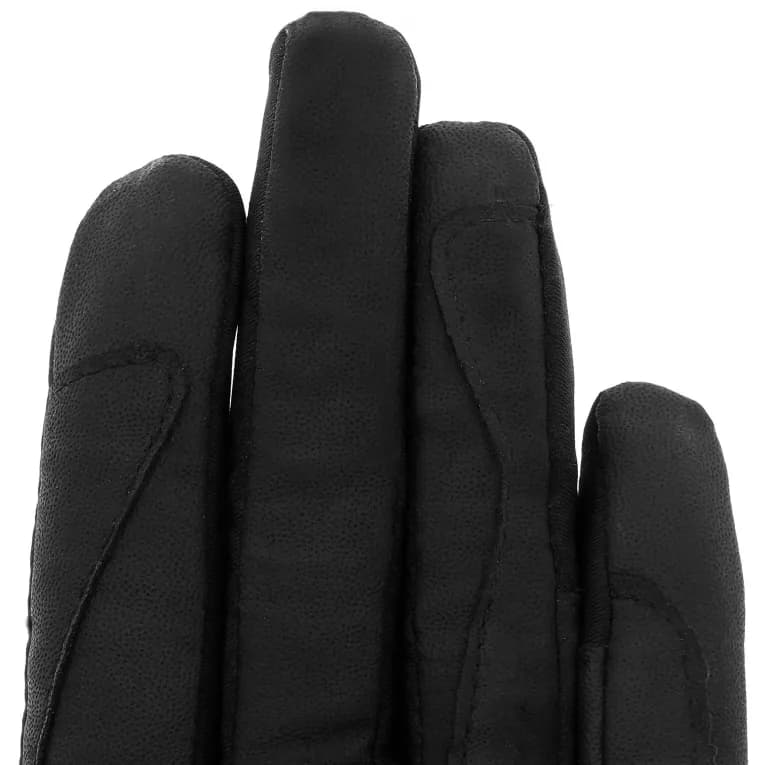 Перчатки для верховой езды женские черные Fouganza GRIPPY