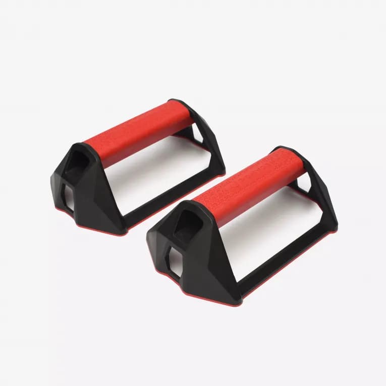 Упоры для отжимания черно-красные Domyos Push Up Bar 500