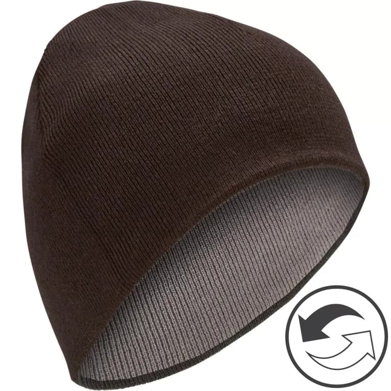 Шапка двухсторонняя серая Wedze Reverse 100