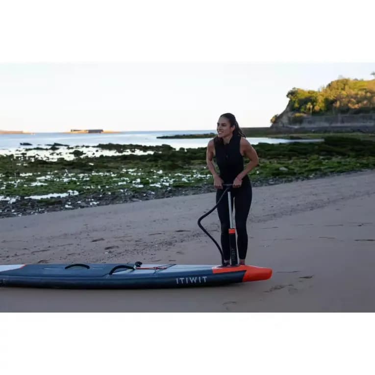 Насос двойного действия для SUP-доски и каяка 20 PSI чёрный Itiwit 100