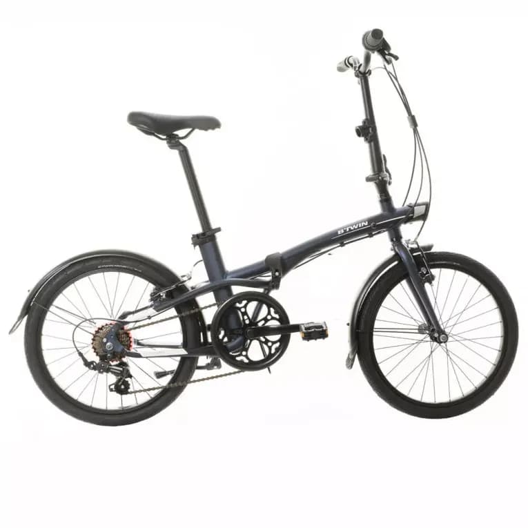 Велосипед складной 20" синий Btwin TILT 500