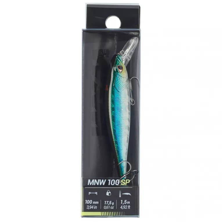 Воблер 10 см, 17,5 гр Caperlan Jerkbait Minnow WXM MNW 100 SP Blue Back