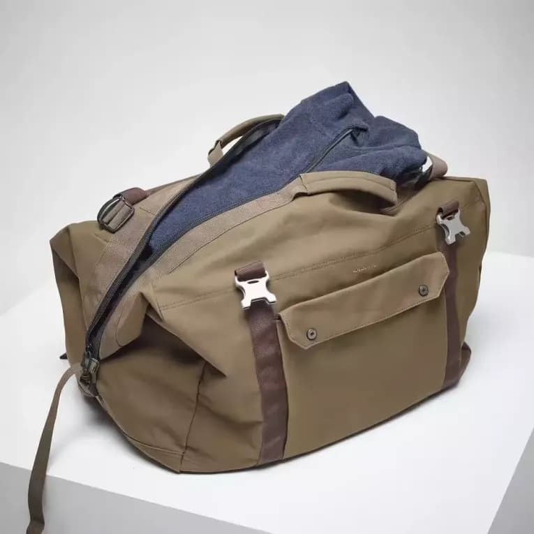Сумка дорожная 80л коричневая Solognac 500