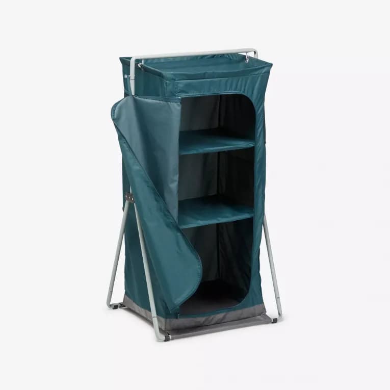 Шкаф кемпинговый складной синий Quechua 100