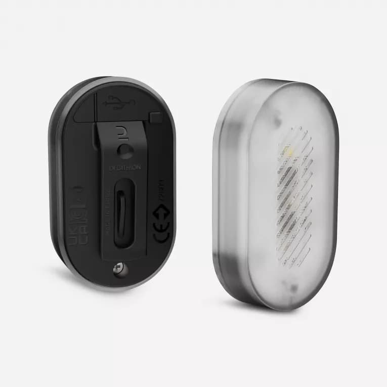 Велосипедный фонарь передний/задний USB черный SL510 USB