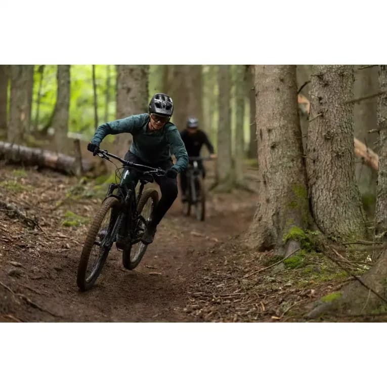 Лонгслив для горного велоспорта темно-зеленый Rockrider 700