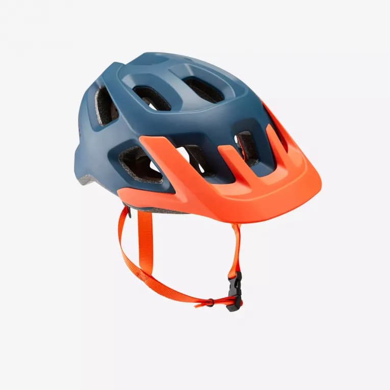 Шлем велосипедный детский синий Rockrider MTB 500