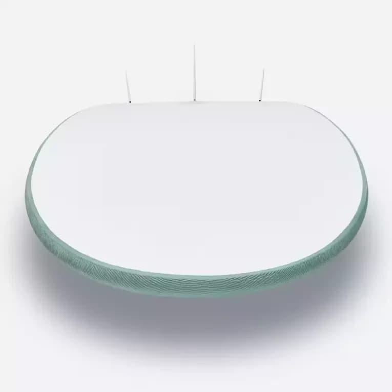 Серфборд 8'4" с 3 плавниками Olaian 900 Epoxy Soft