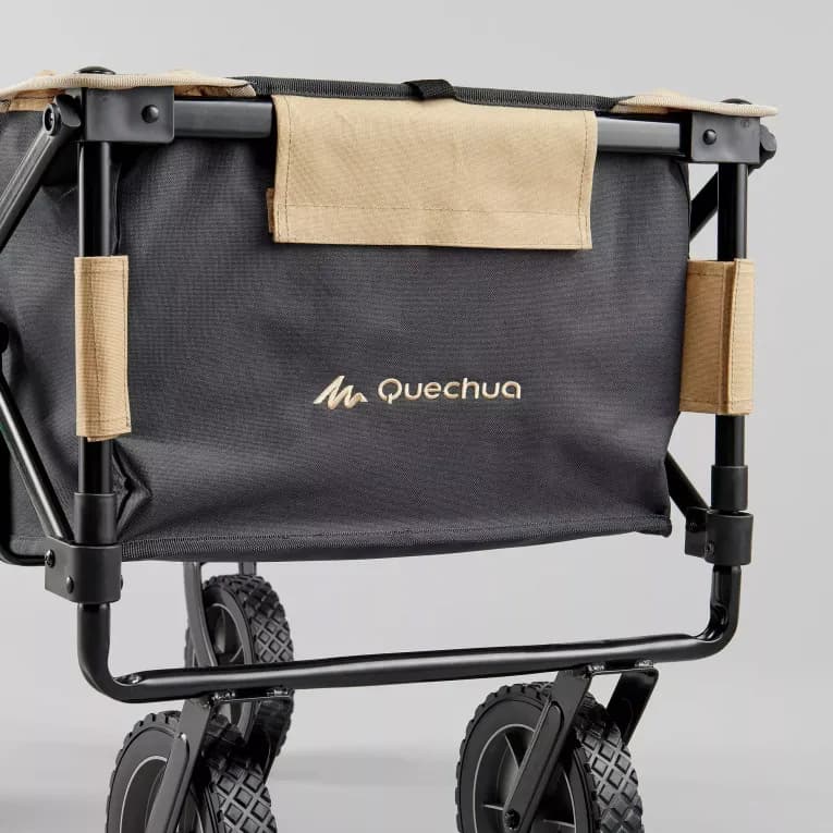 Тележка складная для кемпингового снаряжения серая Quechua 500
