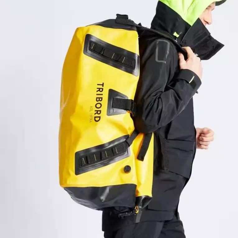 Сумка герметичная 60л жёлтая Tribord 500