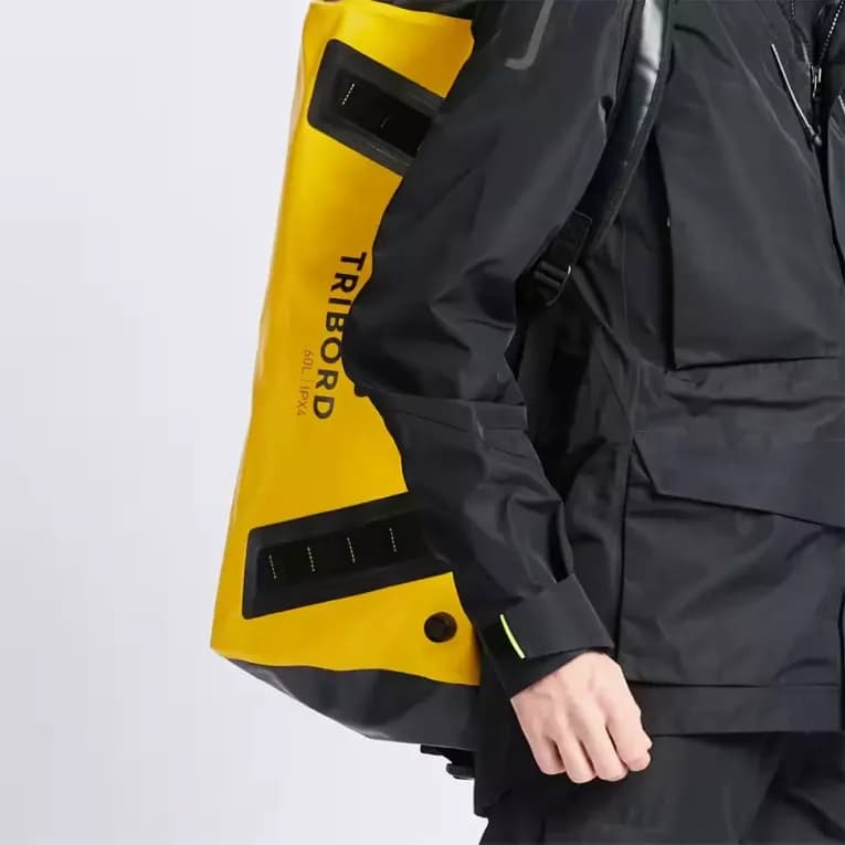 Сумка герметичная 60л жёлтая Tribord 500