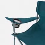 Кресло складное кемпинговое синее Quechua 500 XXL