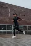 Кепка для бега водоотталкивающая черная Kiprun 5 Panels WR 500