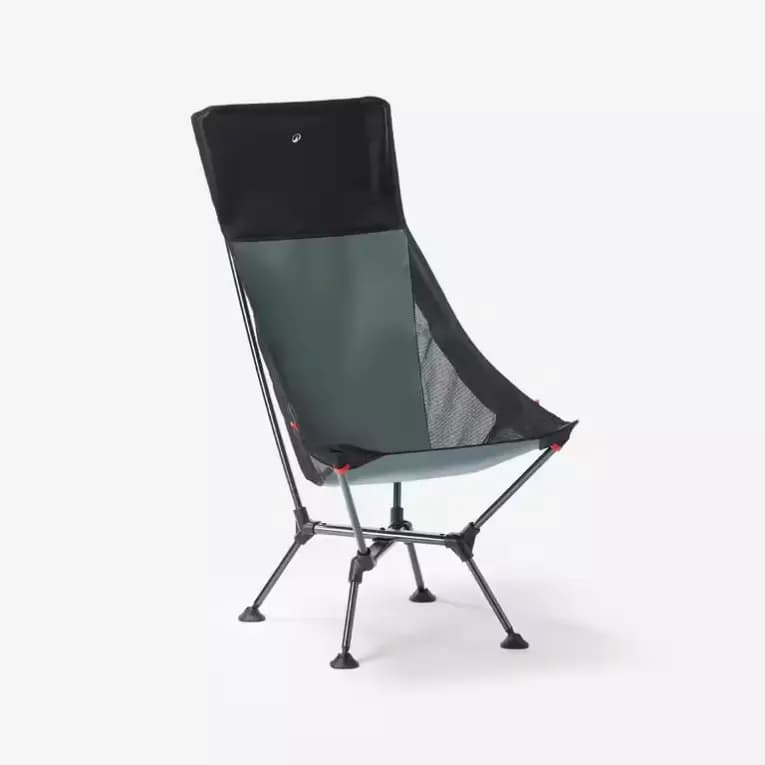 Кресло складное компактное зелёное Quechua MH 500 XL