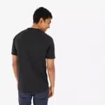 Футболка для походов мужская чёрная Quechua NH100